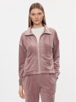 Triumph Pluus Cozy Comfort Velour Zip Jacket 10216555 Pruun Regular Fit