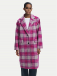 Desigual Villane mantel Pinkcheck 25WWEW15 Roosa Regular Fit L