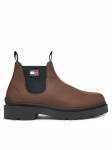 Tommy Jeans Poolsaapad Tjm Chelsea Leather Wl EM0EM01670 Pruun 43