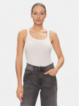 Tommy Hilfiger Top UW0UW05200 Valge Slim Fit