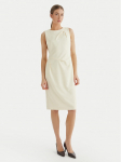 Calvin Klein Kokteilikleit LV044F018G Beež Slim Fit