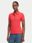 Tommy Jeans Polo s&auml;rk Essential DW0DW20160 Punane Slim Fit