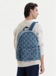 Calvin Klein Seljakott Emblem Aop Denim Round Backpack LV04D3429G Sinine
