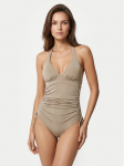 Max Mara Beachwear Ujumistrikoo Cosetta 2616831069 Beež