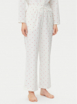 Hunkem&ouml;ller Pidžaamap&uuml;ksid Jacquard Hearts 301504 Valge Relaxed Fit