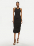 TWINSET Kokteilikleit 241TT2097 Must Slim Fit