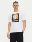 Timberland T-s&auml;rk TB0A5QS2 Valge Regular Fit