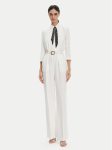Elisabetta Franchi Kombinesoon TU-047-52E2 Valge Regular Fit