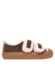 Inuikii Tossud Shearling Low Velcro 1001.001.0231 Pruun
