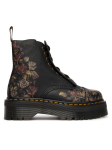 Dr. Martens Traperid Sinclair Decayed Roses Tumbled Nappa  DM32050001 Must
