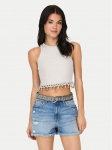 ONLY Top Shelly 15325019 Valge Slim Fit
