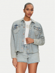 Guess Teksajakk W5GN90 D5LQ2 Sinine Regular Fit