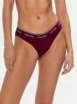 Calvin Klein Swimwear Bikini alumine osa KW0KW02428 Bordoopunane