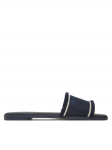 Tommy Hilfiger Pl&auml;tud Fringe Canvas Flat Sandal FW0FW08908 Tumesinine