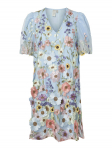 YAS Kokteilikleit Flowering 26037387 Sinine Loose Fit