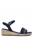 Tommy Hilfiger Espadrillid Rope Wedge Sandal T3A7-32777-0048 M Tumesinine 33