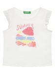 United Colors Of Benetton T-s&auml;rk 3I1XG10JK Valge Regular Fit 82