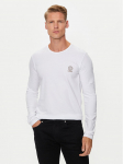 Versace Pikkade varrukatega T-s&auml;rk AUU01007 1A10011 Valge Regular Fit