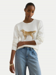 LAUREN RALPH LAUREN Kampsun 200P10148001 Valge Relaxed Fit