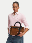 Tommy Hilfiger K&auml;ekott American Icon Mini Tote Suede Le AW0AW18202 Helepruun