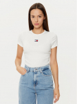 Tommy Jeans T-s&auml;rk DW0DW20463 Valge Slim Fit XS