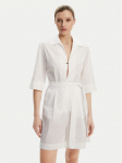 Max Mara Beachwear Kombinesoon Canard 2516241019 Valge Regular Fit