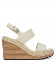 Calvin Klein Espadrillid Wedge Sandal 70 - Jacq HW0HW02386 Valge