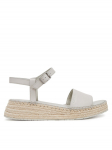 Calvin Klein Espadrillid Wedge Rope Sandal Lth HW0HW02546 Valge