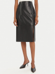 HUGO Nahkseelik Leomira 50542308 Must Regular Fit