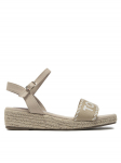 Tommy Hilfiger Espadrillid Rope Wedge Sandal T3A7-33287-0890 S Beež 36