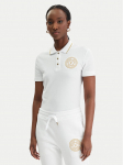 Versace Jeans Couture Polo s&auml;rk 80HAGT02 CJ01T Valge Regular Fit