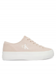 Calvin Klein Jeans Tossud Vulc Flatform Low Canvas Mg YW0YW01763 Roosa