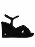 Tommy Hilfiger Sandaalid Suede Wrapped High Wedge FW0FW09218 Must 38