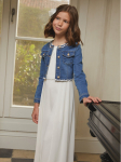 Abel & Lula Kombinesoon 5264 Valge Regular Fit
