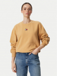 Tommy Jeans Pluus Badge DW0DW23297 Kollane Regular Fit