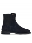 Tommy Hilfiger Poolsaapad Enamel Flag Suede Ankle Chelsea FW0FW09575 Tumesinine
