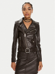 Pinko Nahkjope Costa Rica 103897 A21L Pruun Regular Fit