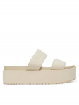Calvin Klein Jeans Pl&auml;tud Flatform Sandal Webbing In YW0YW01789 Ekr&uuml;&uuml;v&auml;rv
