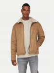 Only & Sons Tehisnahast jope 22026162 Beež Regular Fit
