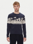 Guess Pikkade varrukatega T-s&auml;rk Skyline M3YI13 I3Z13 Tumesinine Slim Fit S