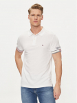 Tommy Hilfiger Polo s&auml;rk Flag MW0MW34780 Valge Slim Fit XXL