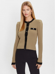 Liu Jo Kardigan CF3015 MS99E Pruun Regular Fit