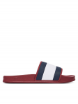 Tommy Hilfiger Pl&auml;tud Core Hilfiger Flag Pool Slide FM0FM05798 Bordoopunane
