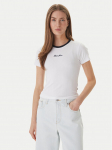 Guess Jeans T-s&auml;rk W6GPA9 KF641 Valge Slim Fit
