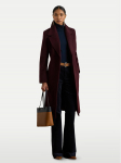 LAUREN RALPH LAUREN Villane mantel 297962169005 Bordoopunane Regular Fit