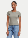 HUGO T-s&auml;rk Easy 50523924 Roheline Slim Fit