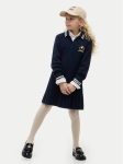 Tommy Hilfiger Kootud kleit KG0KG09610 Tumesinine Regular Fit