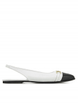 TWINSET Baleriinad 251GCJ026 Valge