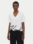 KARL LAGERFELD T-s&auml;rk A2W17104 Valge Relaxed Fit