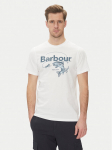 Barbour T-s&auml;rk Lydd MTS1396WH11 Valge Tailored Fit